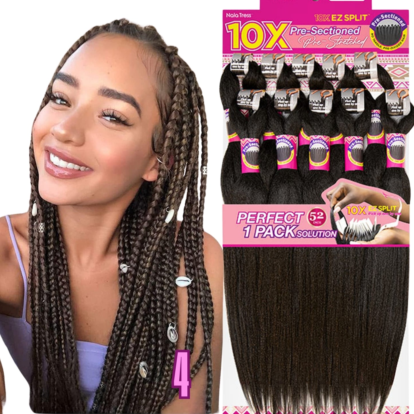 10 PACK DE KANEKALON PRE DIVIDIDO ez split