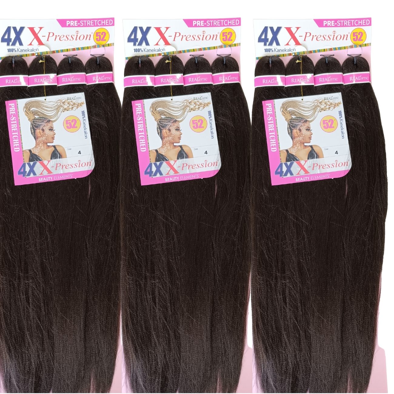 4X XPRESSION KANEKALON PALCHADO 52"