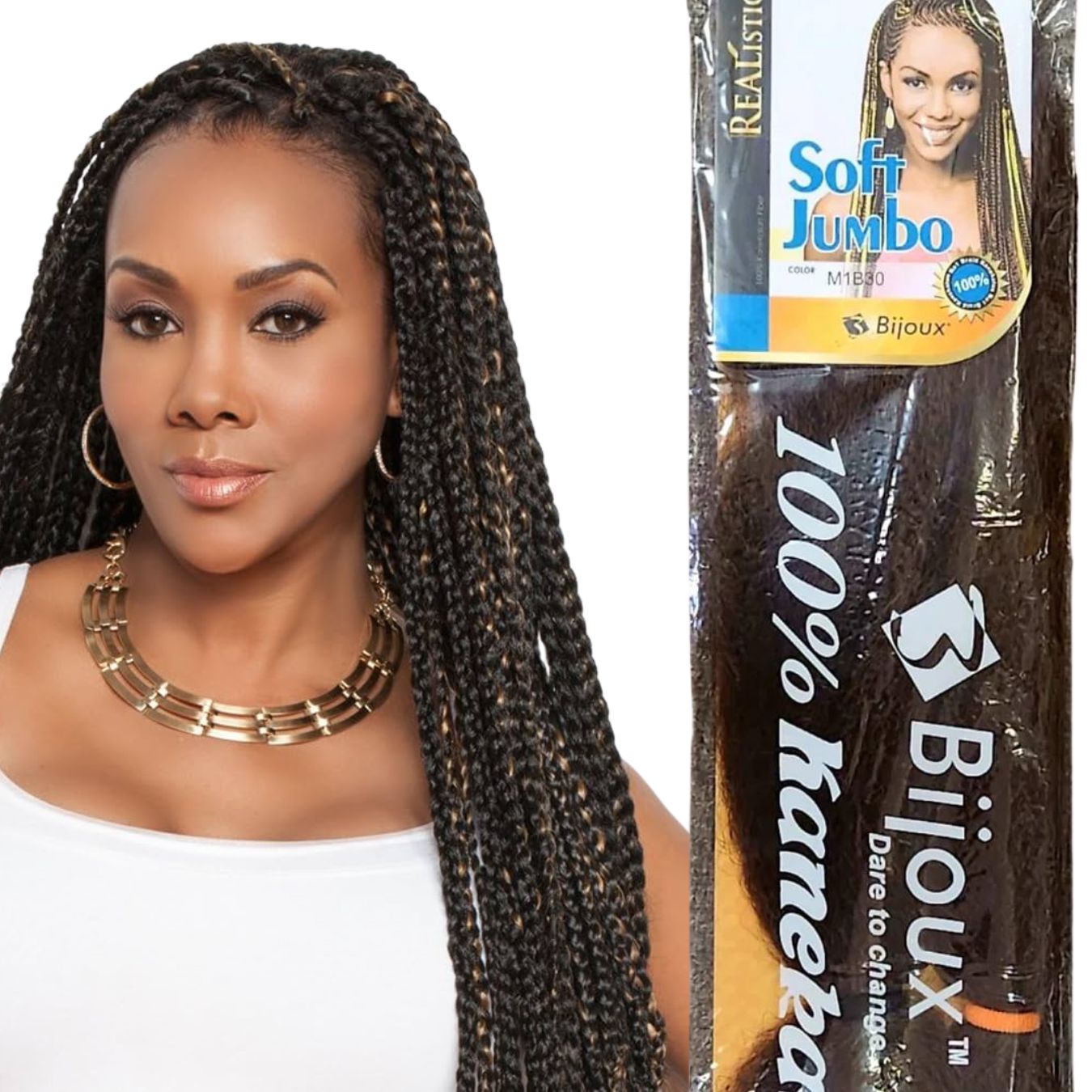Kanekalon para trenzas Soft jumbo Braid
