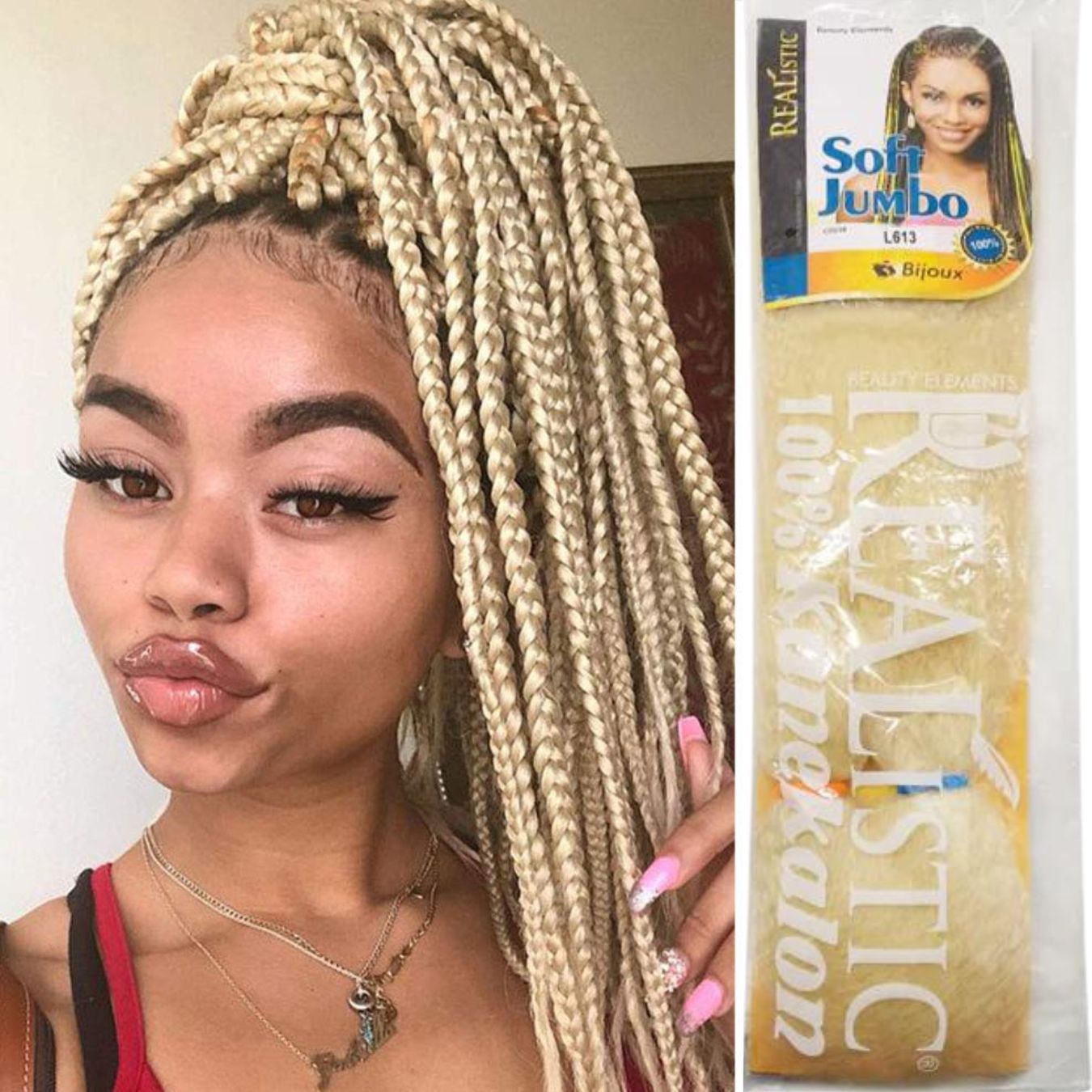 Kanekalon para trenzas Soft jumbo Braid