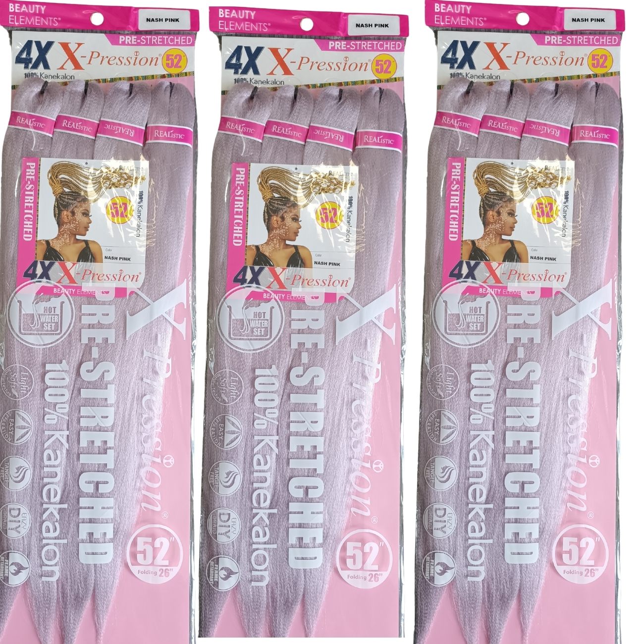 4X XPRESSION KANEKALON PALCHADO 52"