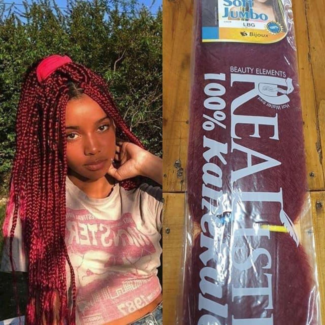 Kanekalon para trenzas Soft jumbo Braid