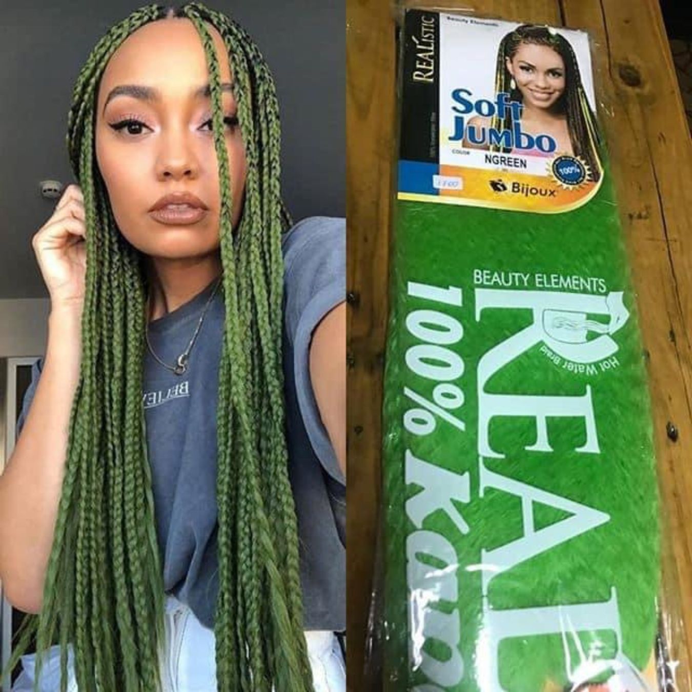 Kanekalon para trenzas Soft jumbo Braid