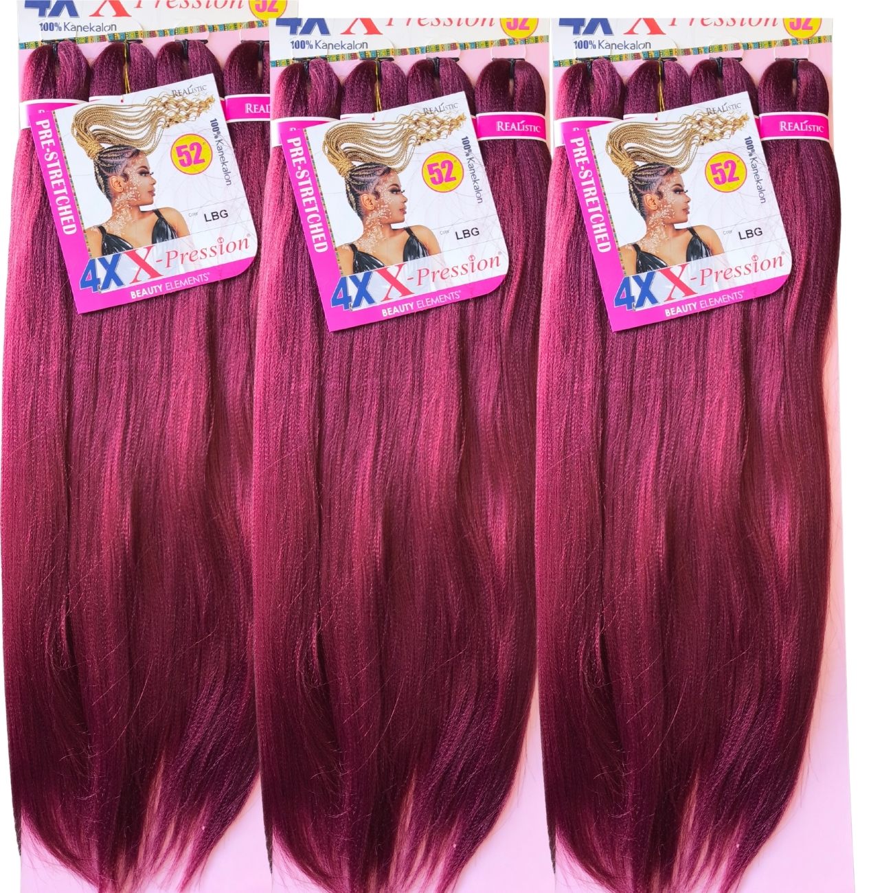 4X XPRESSION KANEKALON PALCHADO 52"