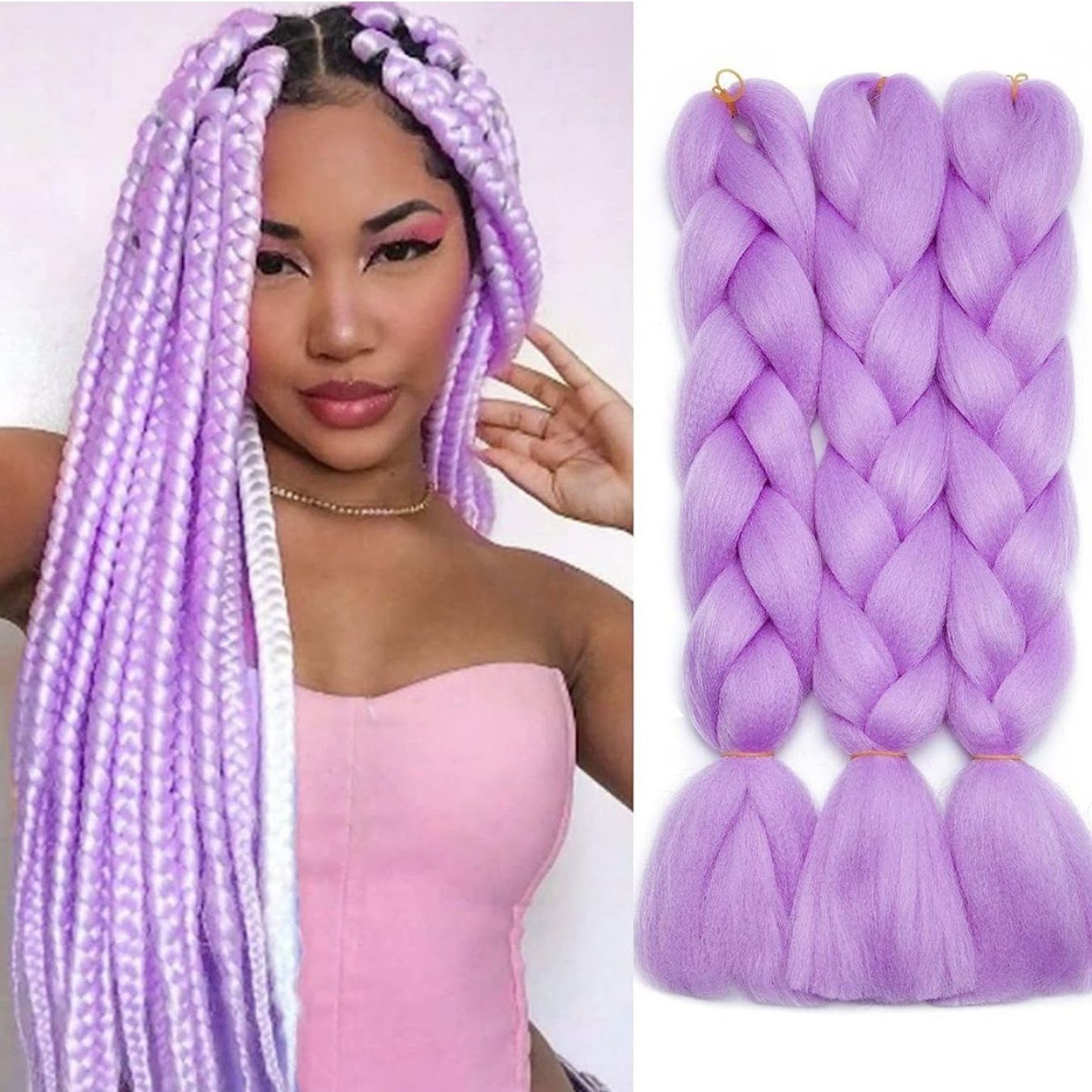 Kanekalon para trenzas Soft jumbo Braid