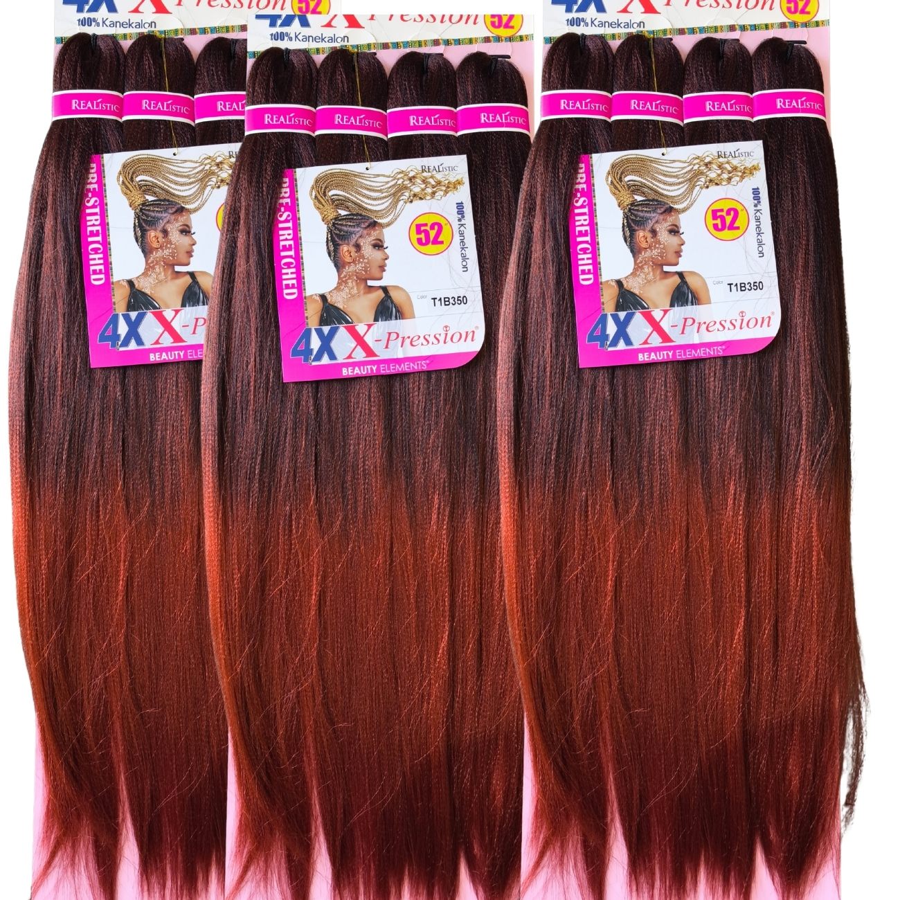 4X XPRESSION KANEKALON PALCHADO 52"