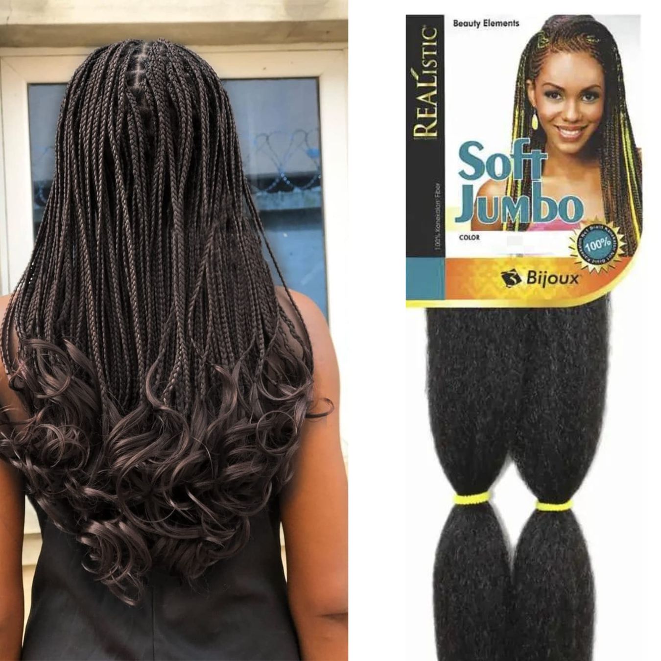 Kanekalon para trenzas Soft jumbo Braid