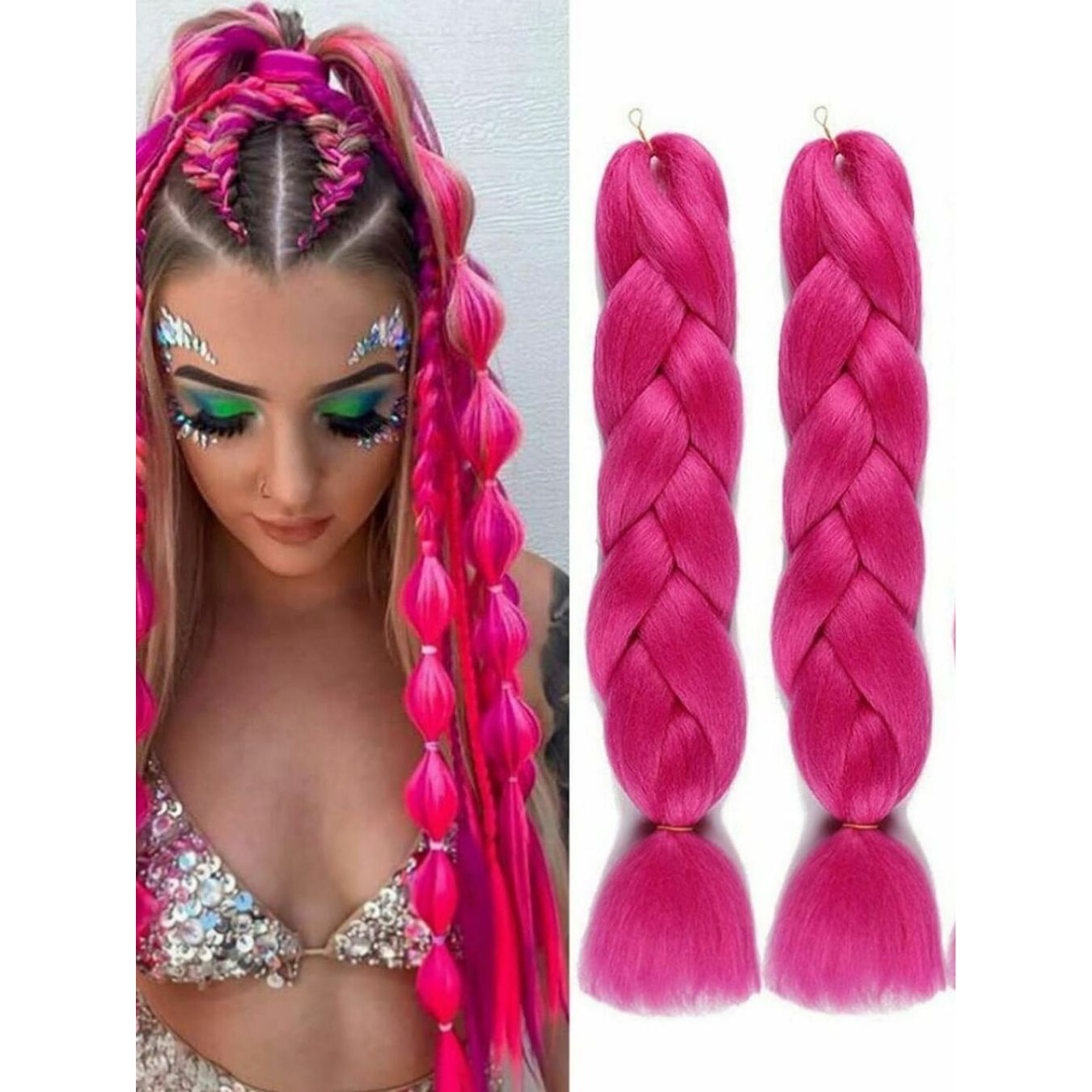 Kanekalon para trenzas Soft jumbo Braid