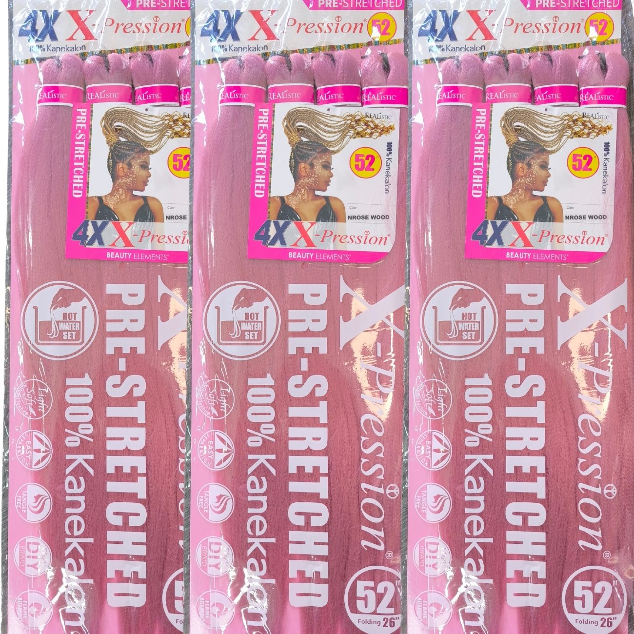4X XPRESSION KANEKALON PALCHADO 52"