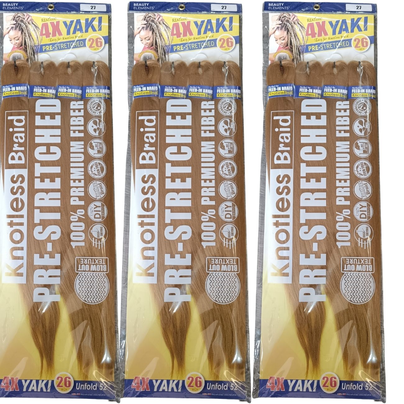 4X YAKI KANEKALON PLANCHADO 52"