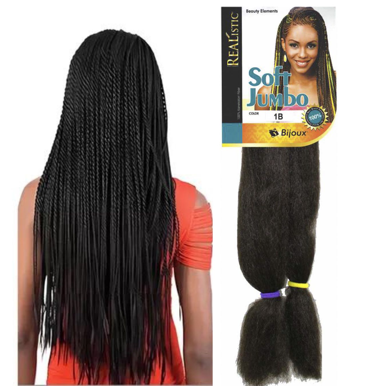 Kanekalon para trenzas Soft jumbo Braid