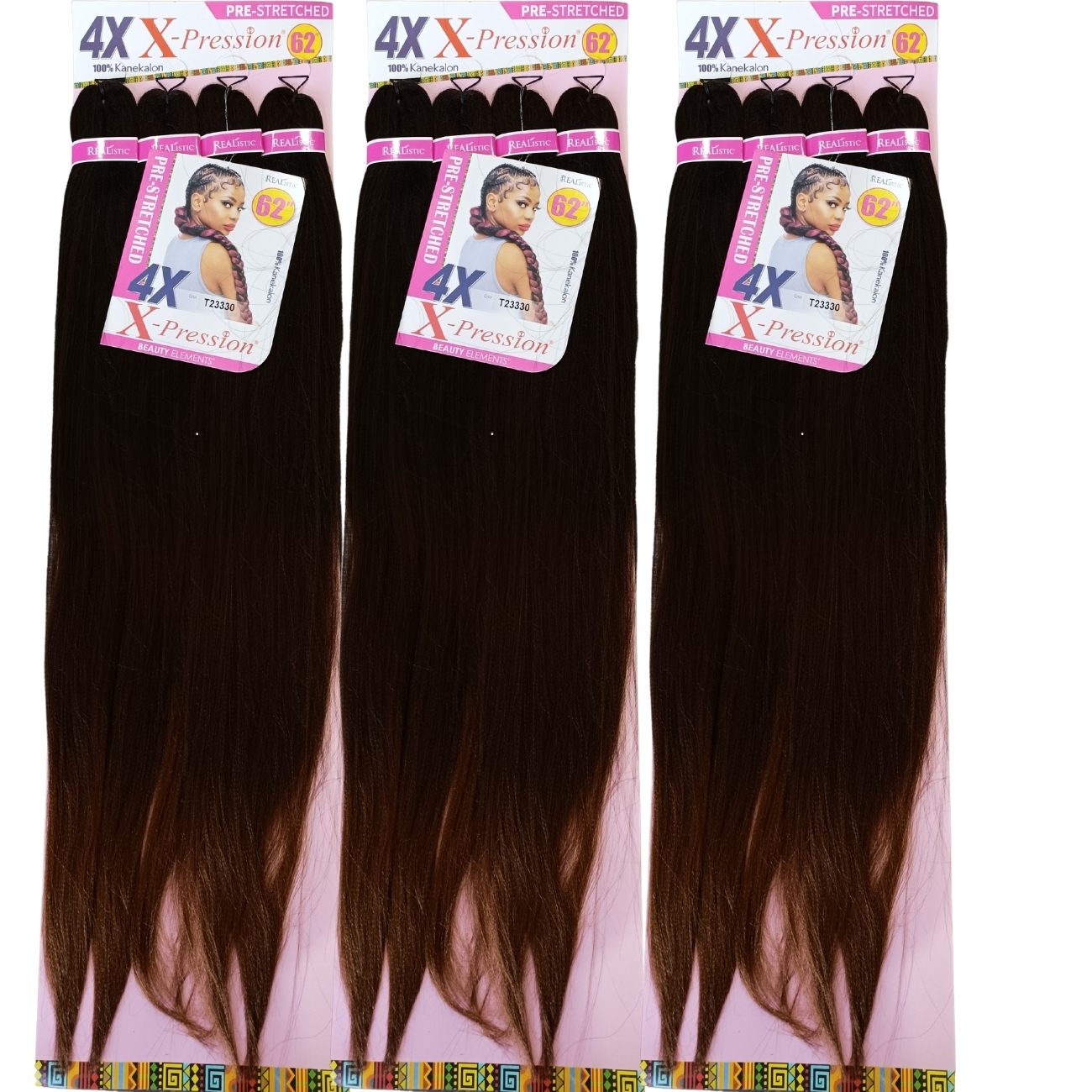 4X XPRESSION KANEKALON PALCHADO 62"