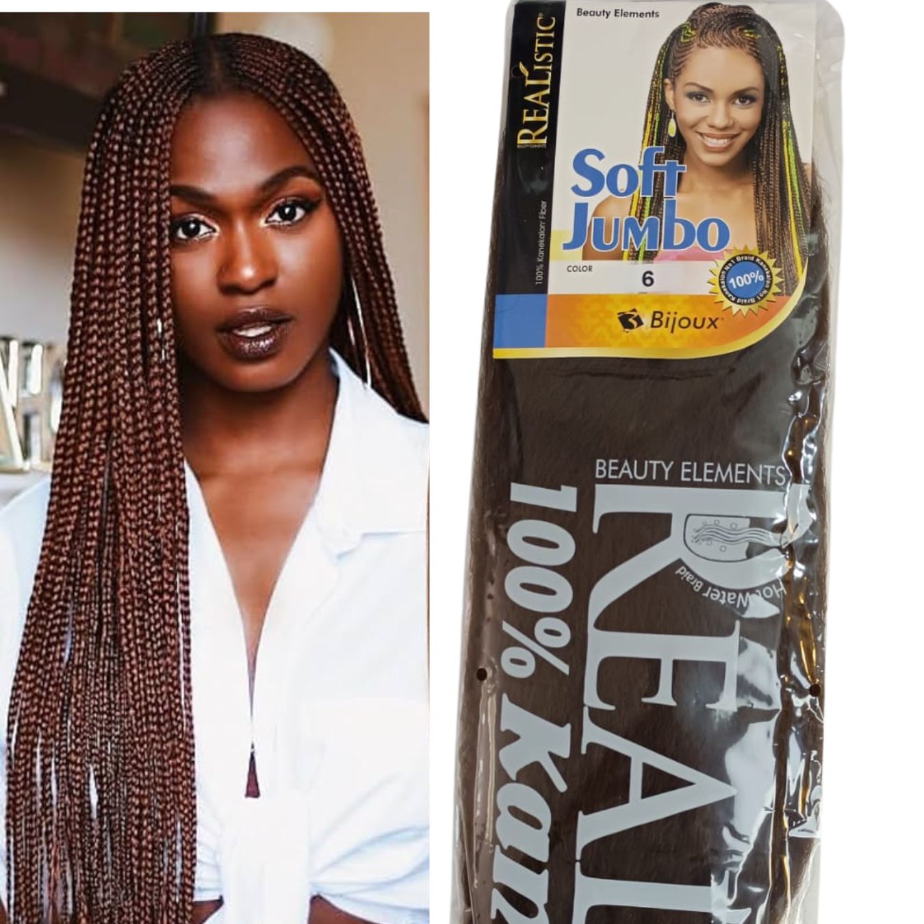 Kanekalon para trenzas Soft jumbo Braid