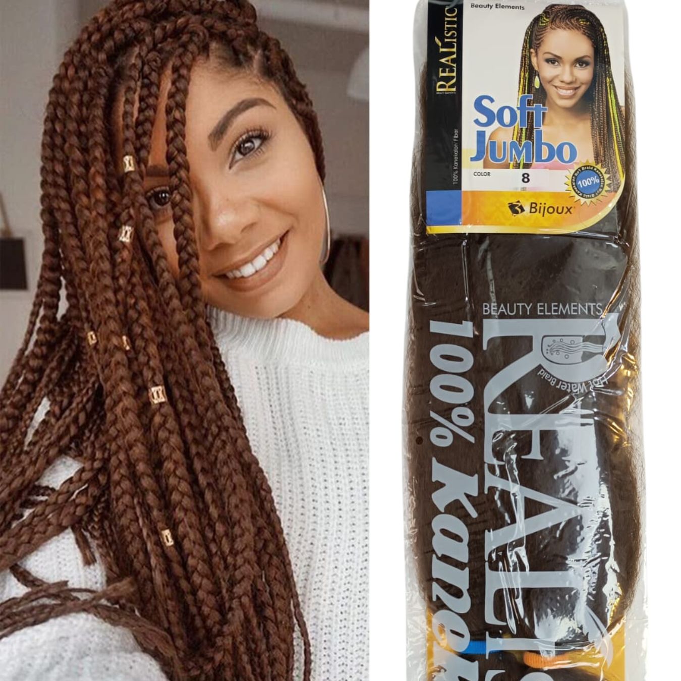 Kanekalon para trenzas Soft jumbo Braid