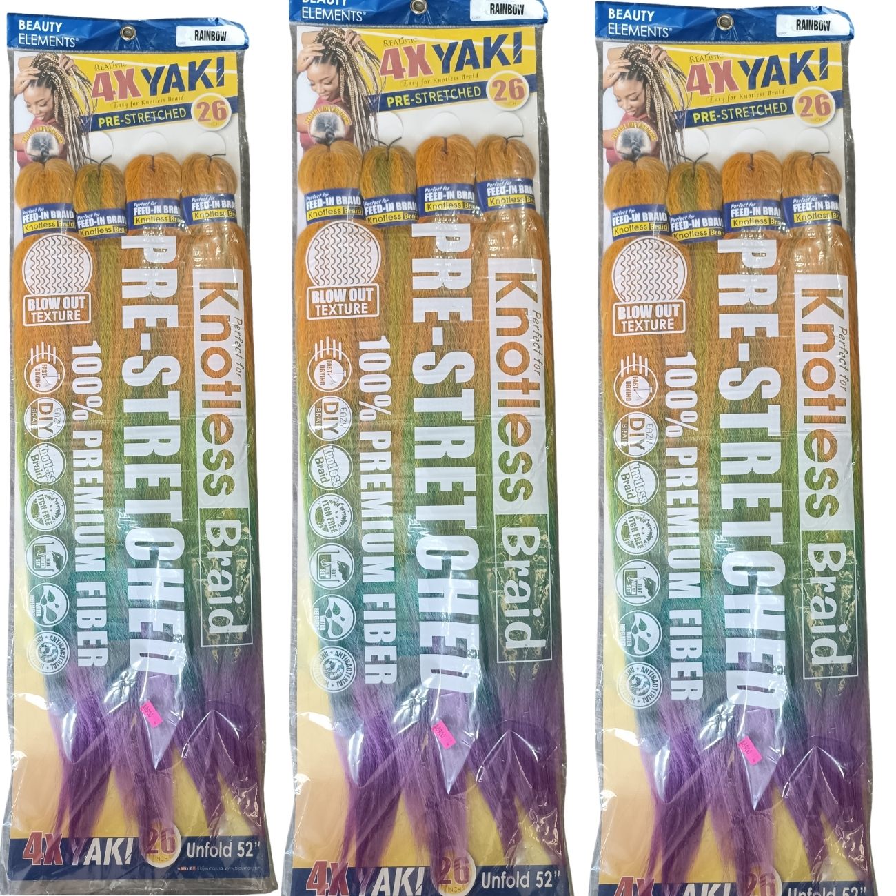 4X YAKI KANEKALON PLANCHADO 52"
